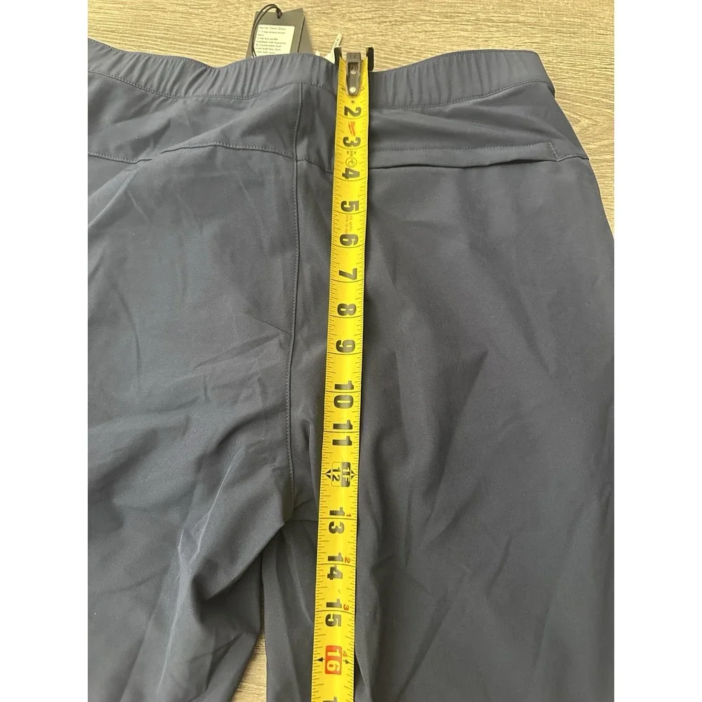 Rhône Barrier Swim Small Standard Fit Lined Navy/emberglow
